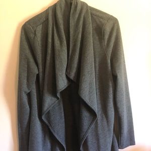 Gray cardigan